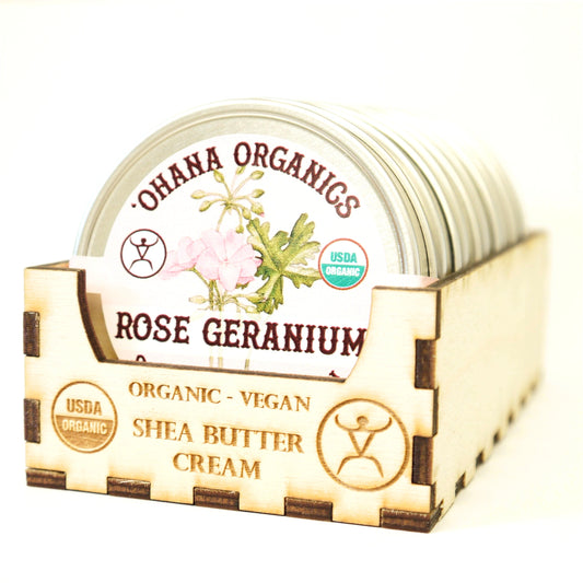 Rose Geranium Organic Shea Butter Cream