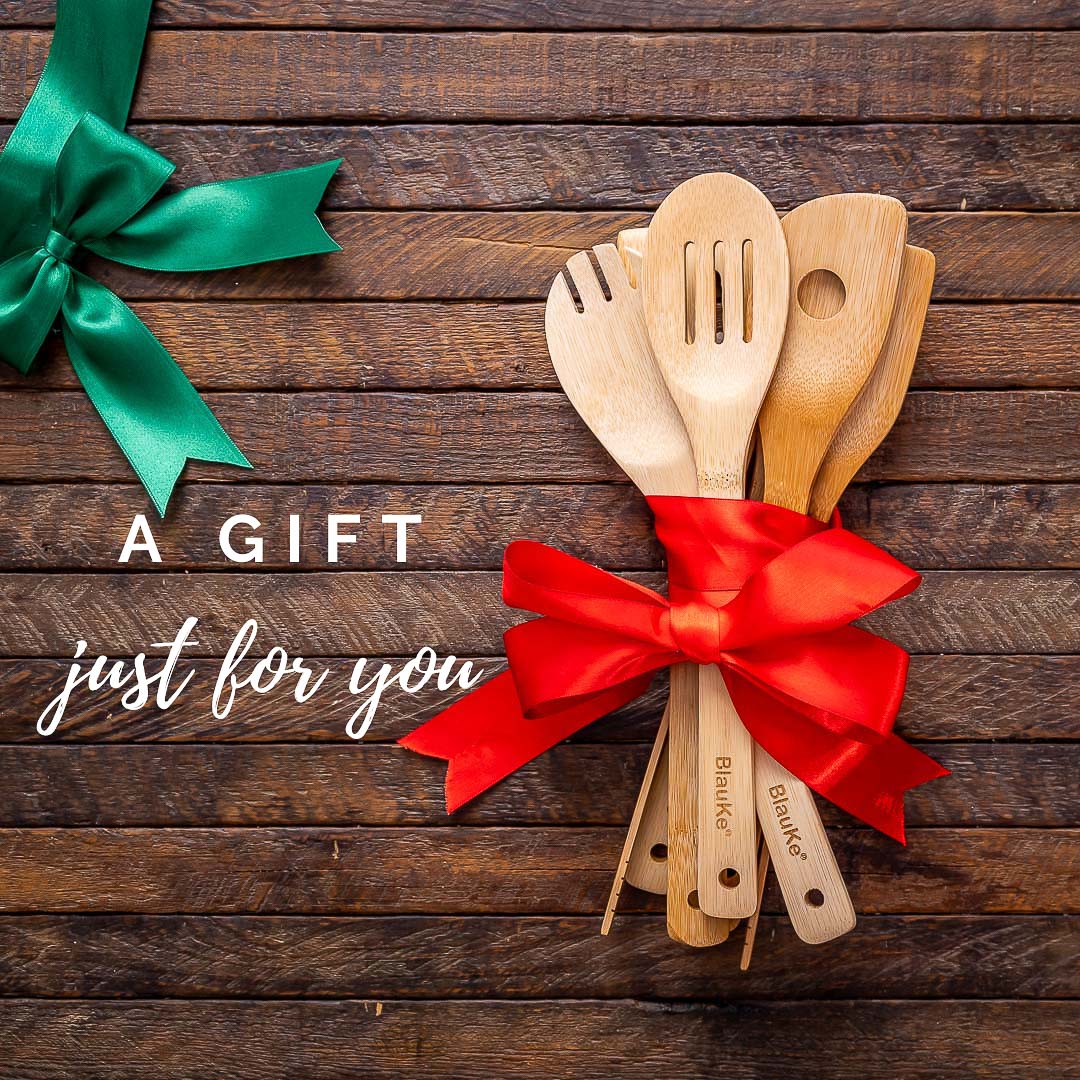 Bamboo Kitchen Utensils - 7-Pack